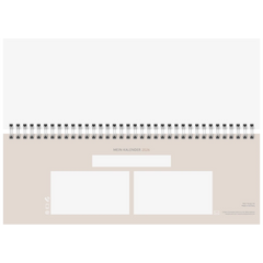 Querterminbuch Premium Young Line 2026 „Wild Flowers“ | 297×105 mm, Textil