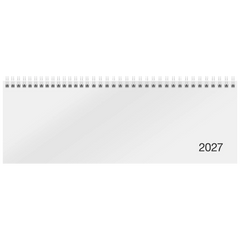 Querterminbuch Mod. Sequenz 2027 | 297×105 mm, Karton, weiß