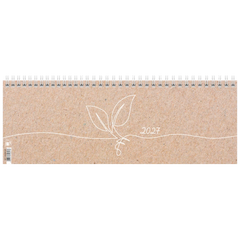 Querterminbuch 2027 „Nature“ | 297×105 mm, Karton
