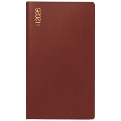 Taschenkalender Mod. TM 11 2026 | A6, Kunststoff, bordeaux