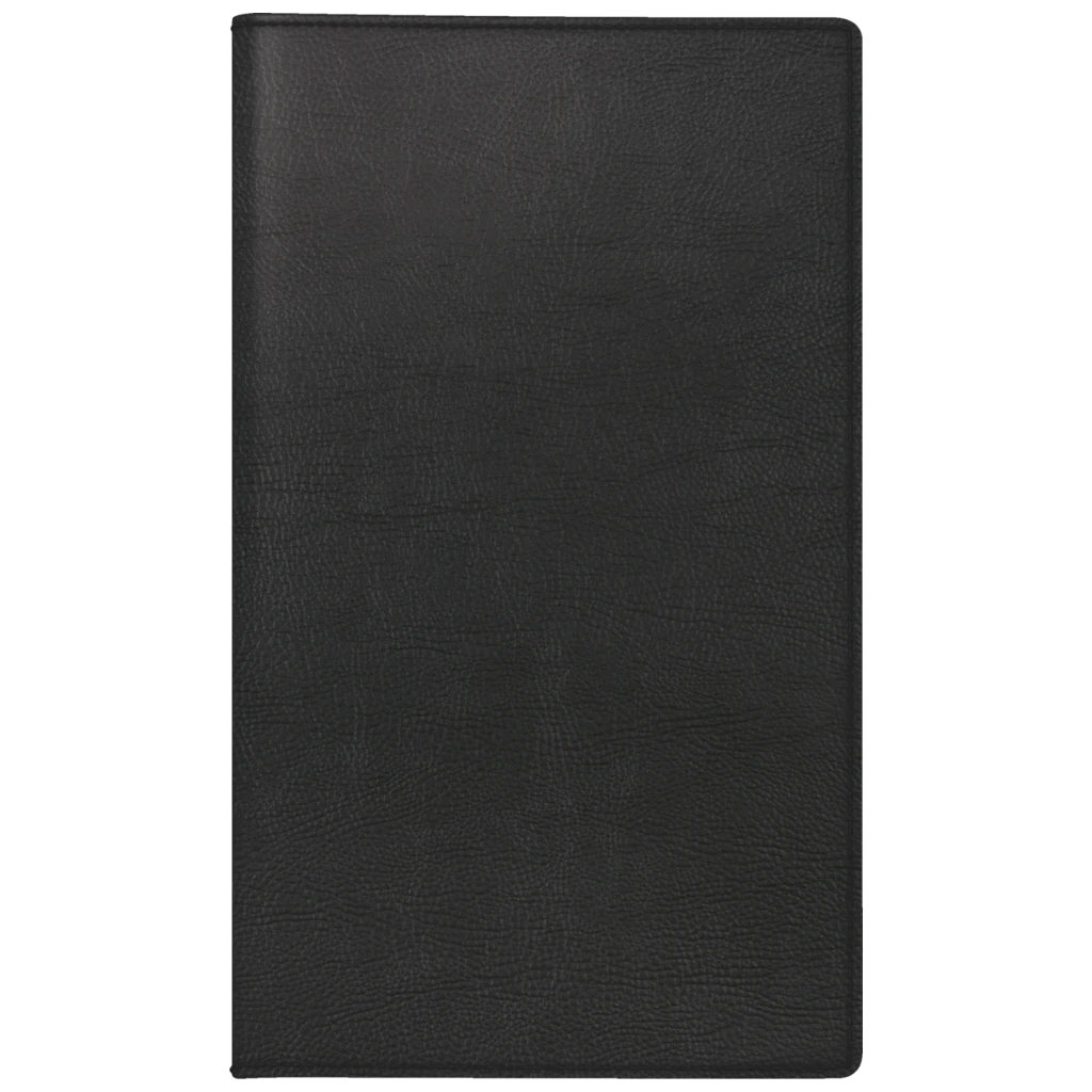 Taschenkalender Mod. TM 12 2026 | A6, Kunstleder, schwarz