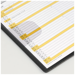 Taschenkalender Mod. Miniplaner d 15 2027 | A6, Kunstleder, rotbraun