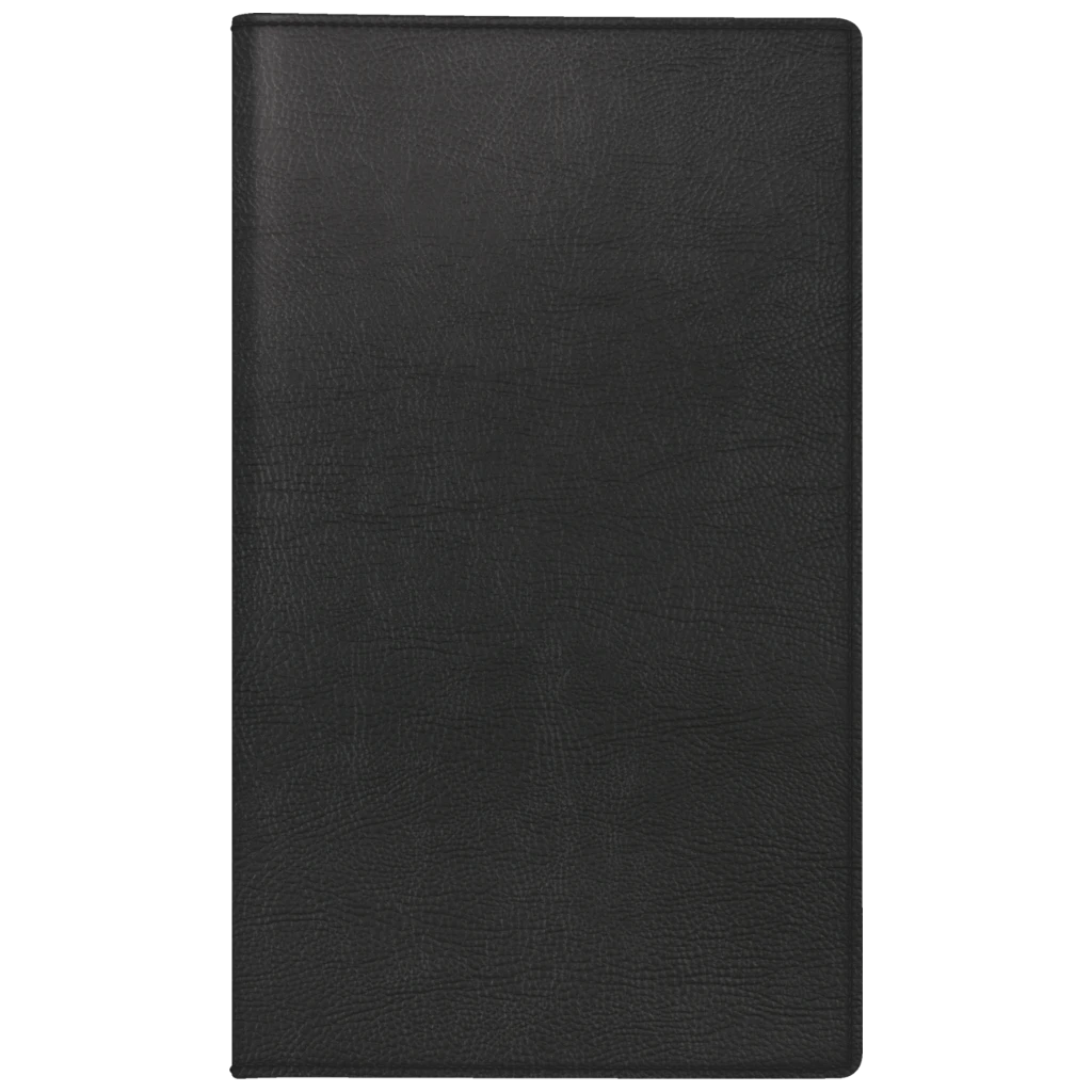 Taschenkalender Mod. Miniplaner d 15 2026 | A6, Kunstleder, schwarz