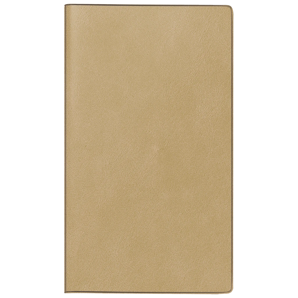 Taschenkalender Mod. Miniplaner d 15 2026 | A6, Kunstleder, hellbraun