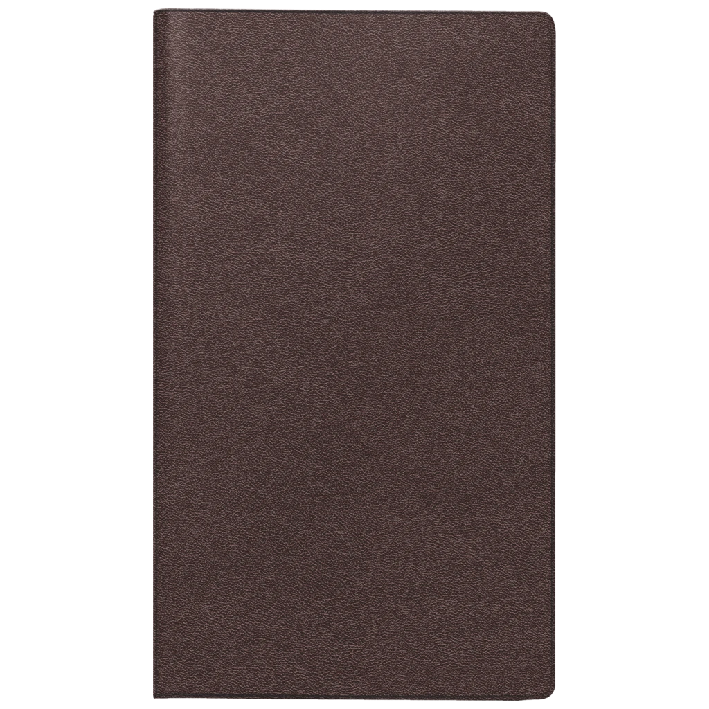Taschenkalender Mod. Miniplaner d 15 2026 | A6, Leder, weinrot