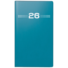 Taschenkalender Mod. Miniplaner d 15 2026 | A6, Kunststoff, petrol