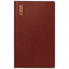 Taschenkalender Mod. M-Planer '25 | A6, Kunststoff, bordeaux