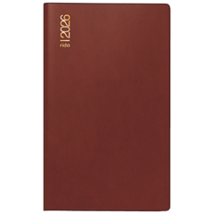 Taschenkalender Mod. M-Planer 2026 | A6, Kunststoff, bordeaux