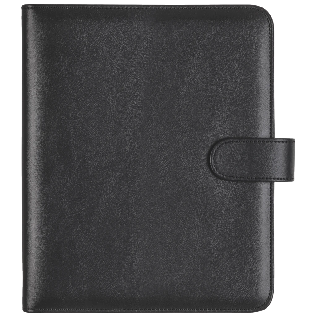 Ringbuch Zeitplansystem Timing 1 | A5, Kunstleder, schwarz