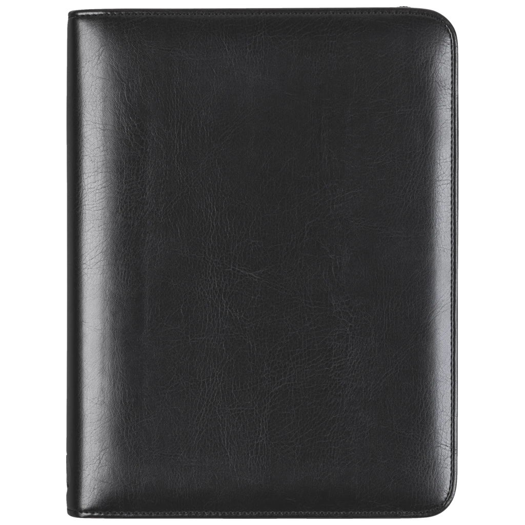 Ringbuch Zeitplansystem Timing 1 | A5, Leder, schwarz