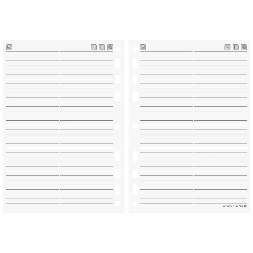 Adressen/Notizen Timing 1 | A5