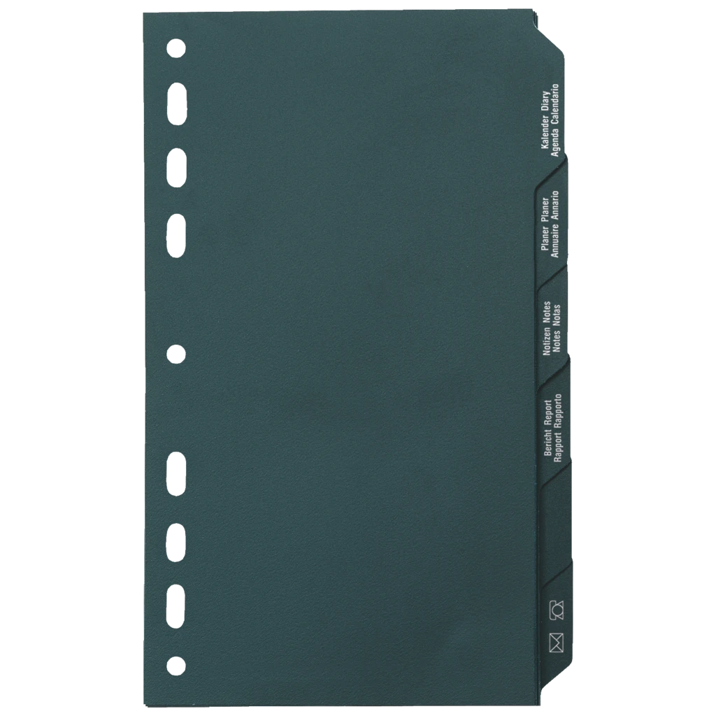 Kalender-Register BUSINESS | schwarz