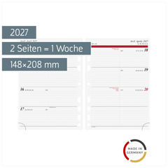 Wochenkalendarium Timing 1 2027 | A5