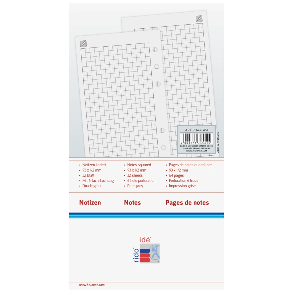 Notizen Timing 2 | 93×172 mm