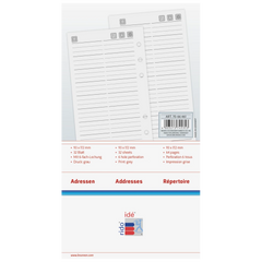 Adressen/Notizen Timing 2 | 93×172 mm