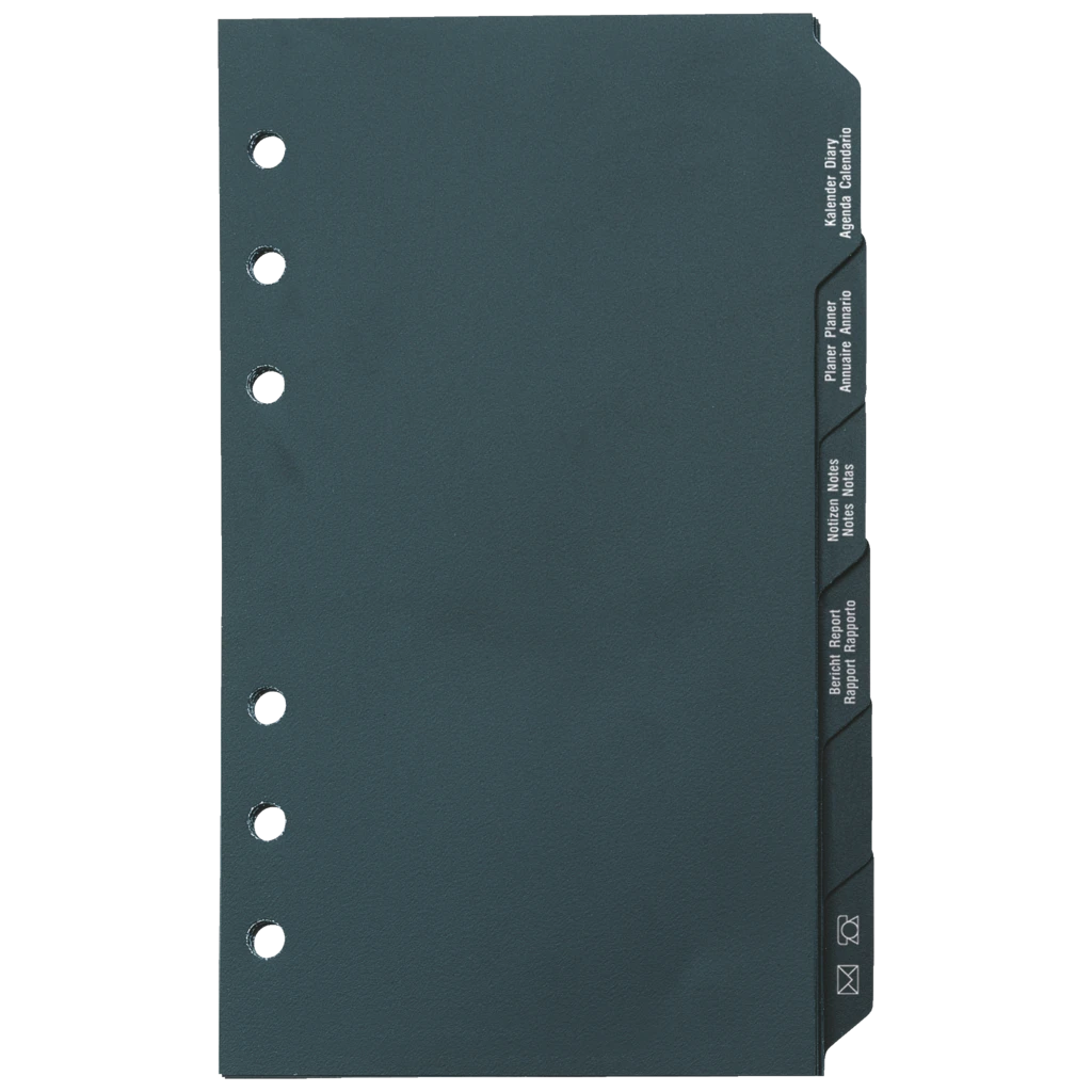 Kalender-Register FILIUS | schwarz