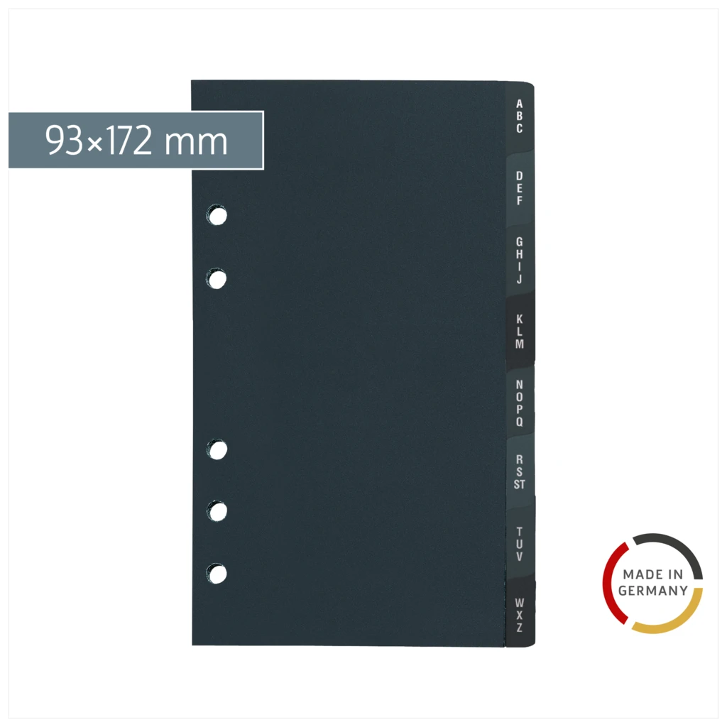 A-Z-Register FILIUS | schwarz