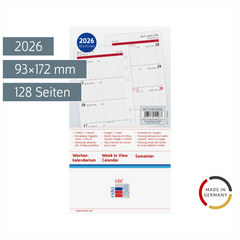 Wochenkalendarium Timing 2 2026 | 93×172 mm