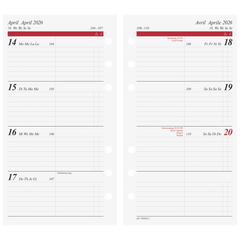 Wochenkalendarium Timing 2 2026 | 93×172 mm