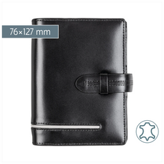 Ringbuch Zeitplansystem Timing 3 | A7, Leder, schwarz