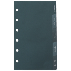 Kalender-Register MINI+ | schwarz