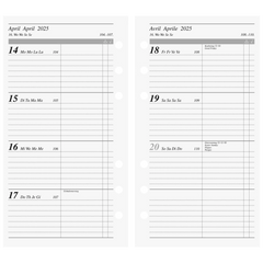 Wochenkalendarium Timeplaner action '25 | 93×172 mm