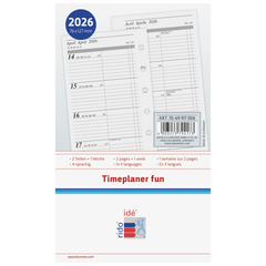 Wochenkalendarium Timeplaner fun 2026 | A7