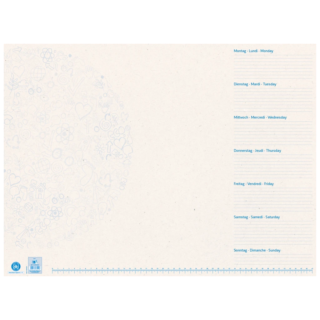 Schreibunterlage Recycling | 50 Blatt