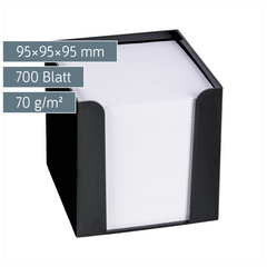 Zettelbox | 700 Blatt, schwarz