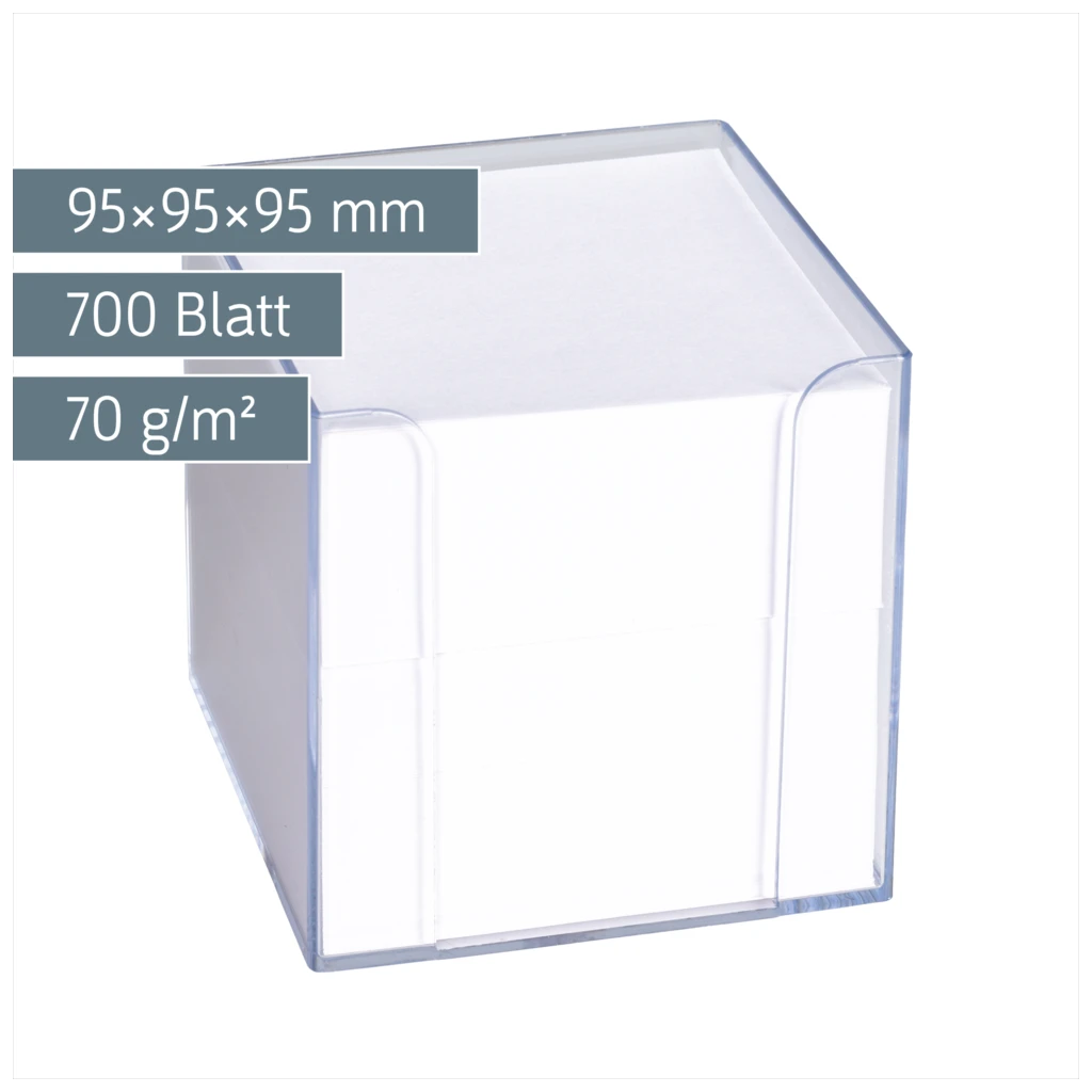 Zettelbox | 700 Blatt, transparent