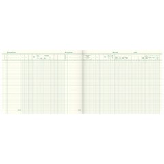 Kassenbuch | 400×320 mm, 56 Seiten, Karton, orange