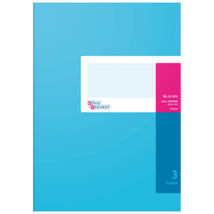 Spaltenbuch | A4, 80 Seiten, 3 Spalten, Karton, magenta/hellblau