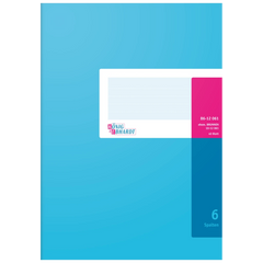 Spaltenbuch | A4, 80 Seiten, 6 Spalten, Karton, magenta/hellblau