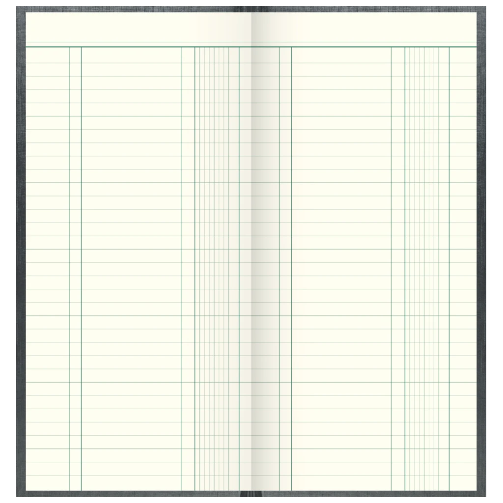 Spaltenbuch | 2/3 A4, 288 Seiten, 1 Spalten, Kunststoff, grau