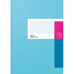 Geschäftsbuch, A4, 40 Blatt / 80 Seiten, liniert, hochglanzlackierter Karton, 80 g/m²