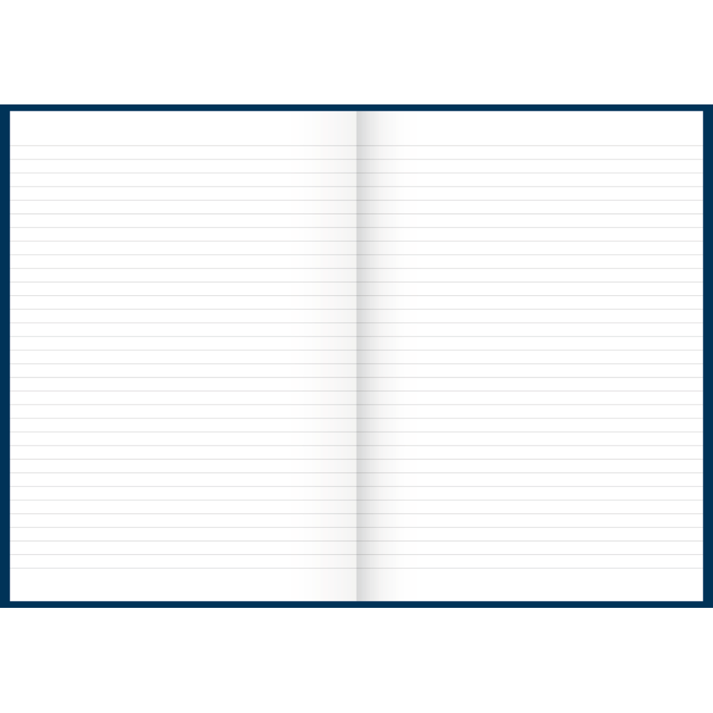 Geschäftsbuch, A4, 96 Blatt / 192 Seiten, liniert, Kunststoff, mit Graupappe verstärkt, 70 g/m², blau