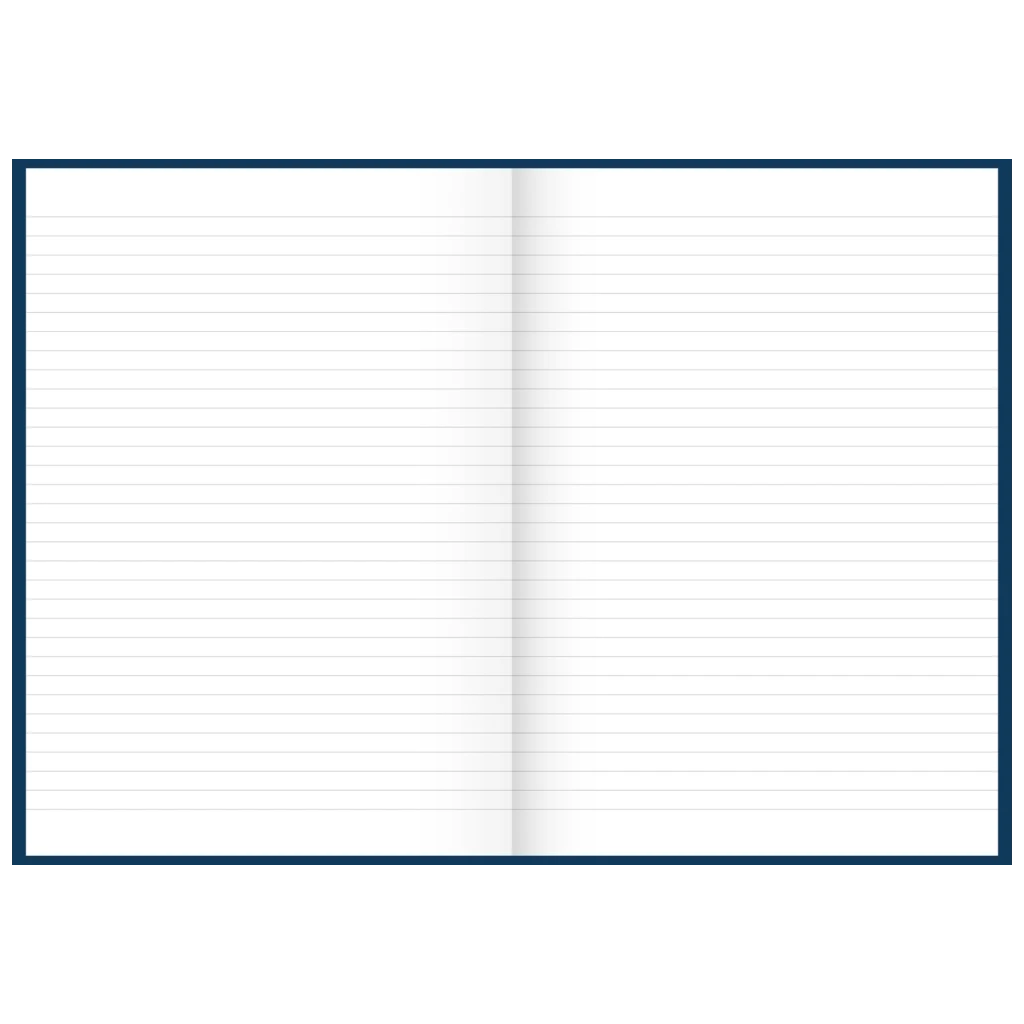 Geschäftsbuch | A4, 192 Seiten, liniert, Kunststoff, blau