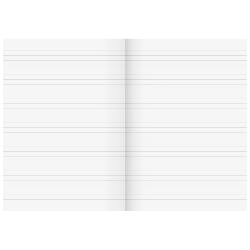 Kladde | A4, 192 Seiten, liniert, Karton, blau