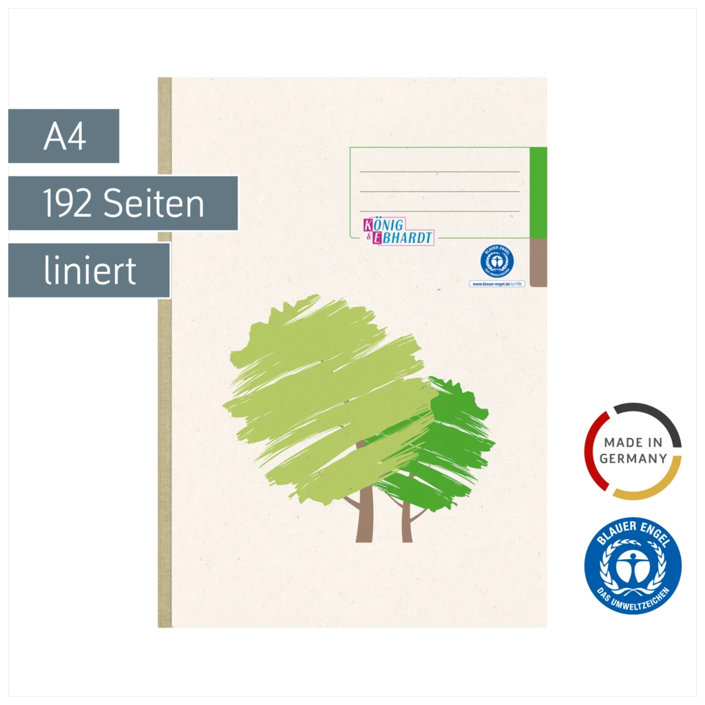 Geschäftsbuch | A4, 192 Seiten, liniert, Karton