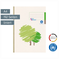 Geschäftsbuch | A4, 192 Seiten, liniert, Karton