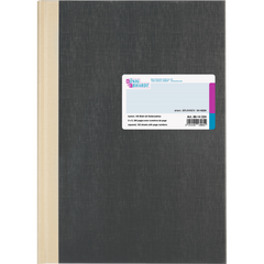Geschäftsbuch, A4, 192 Blatt / 384 Seiten, Deckenband, 80 g/m², grau