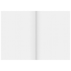 Kladde | A4, 96 Seiten, kariert, Karton, rot