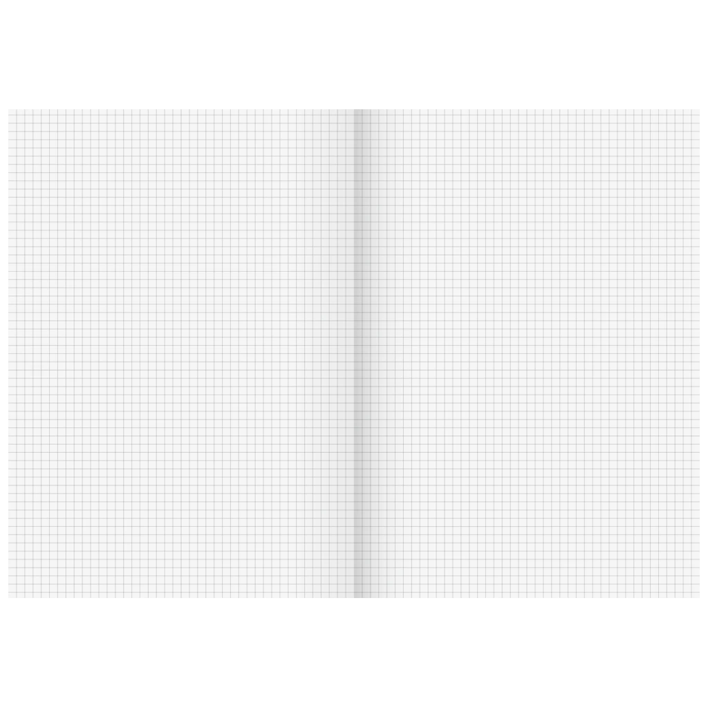 Kladde | A4, 96 Seiten, kariert, Karton, rot