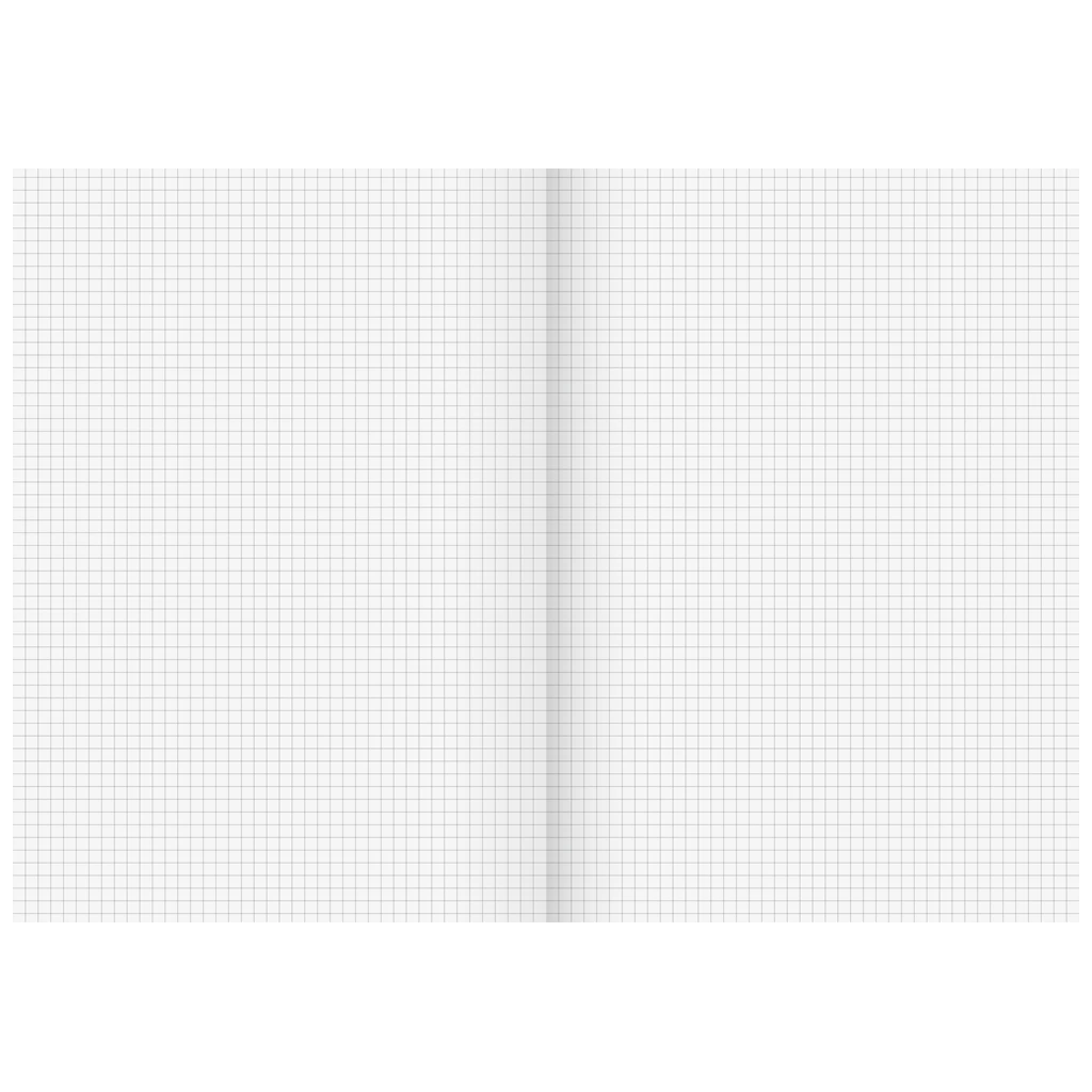 Kladde | A4, 192 Seiten, kariert, Karton, rot