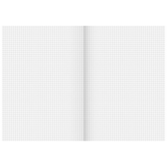 Kladde | A4, 192 Seiten, kariert, Karton, rot