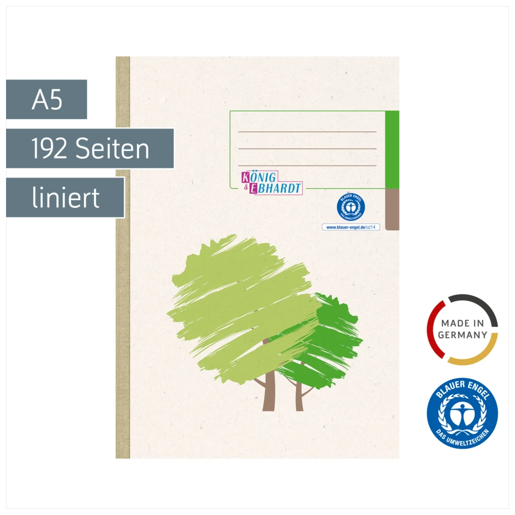 Geschäftsbuch | A5, 192 Seiten, liniert, Karton
