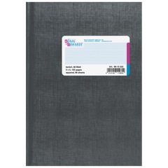 Geschäftsbuch | A5, 192 Seiten, kariert, Kunststoff, grau