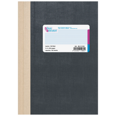Geschäftsbuch | A5, 384 Seiten, kariert, Kunststoff, grau