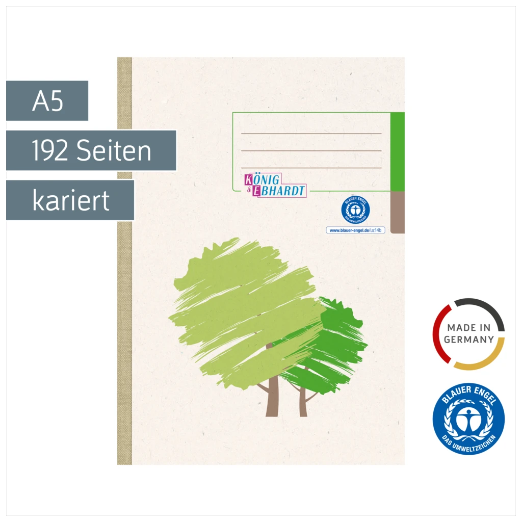 Geschäftsbuch | A5, 192 Seiten, kariert, Karton