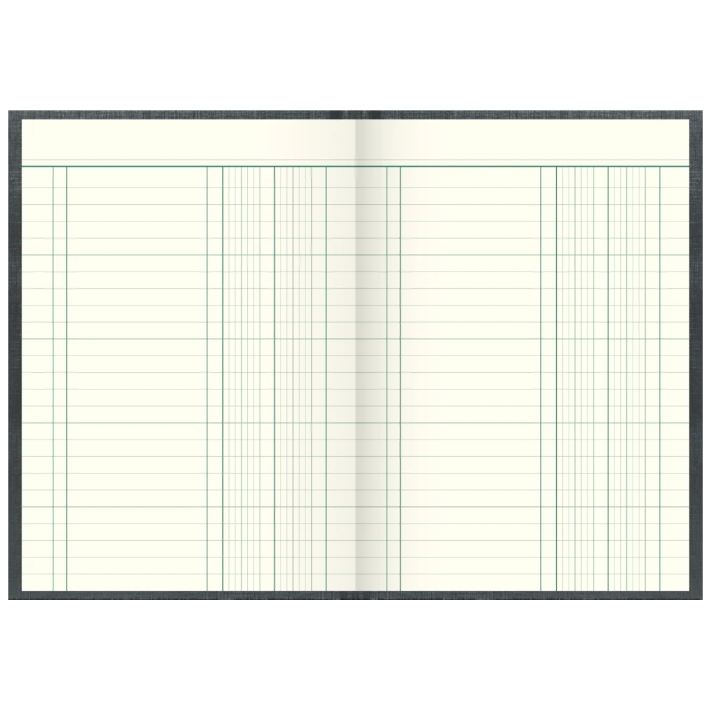Spaltenbuch | A5, 288 Seiten, 2 Spalten, Kunststoff, grau